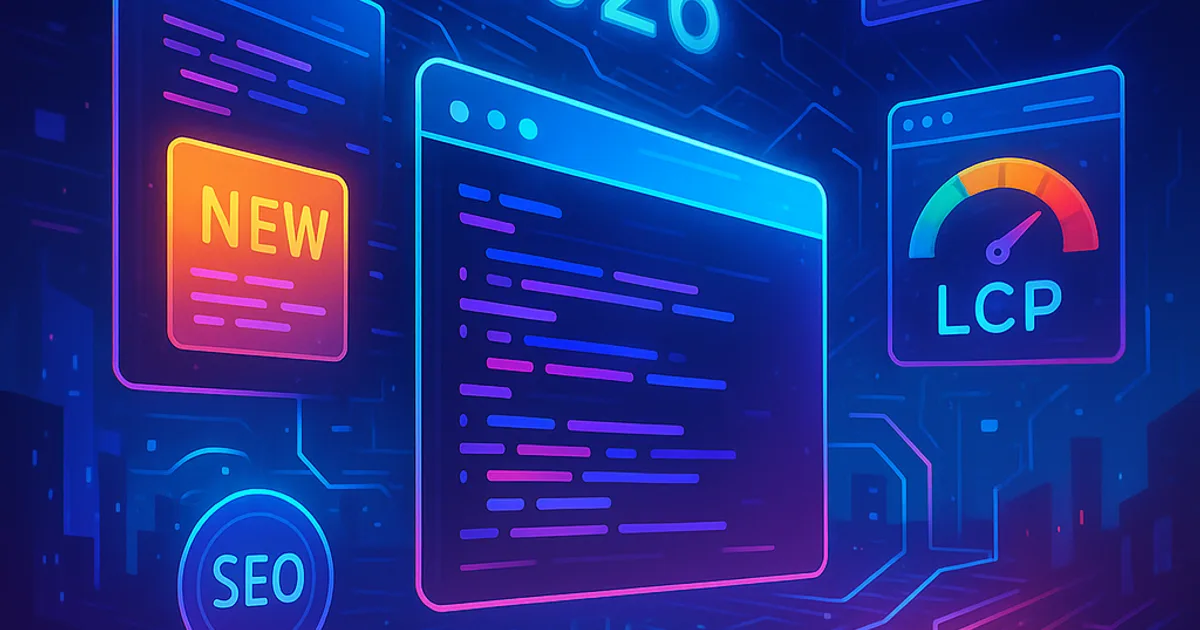 Core Web Vitals v roce 2026. Vliv funkcí prohlížeče